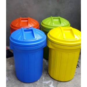 Skoon HDPE RECYCLE MATERIAL PUBLIC AREA DUSBIN 120L - GREEN/RED/BLUE/YELLOW